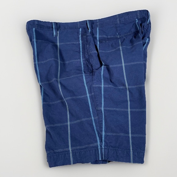 VTG The North Face Chino Shorts Men Sz 38 Reg 100% Cotton Casual Navy 9.5"inseam - Picture 5 of 11